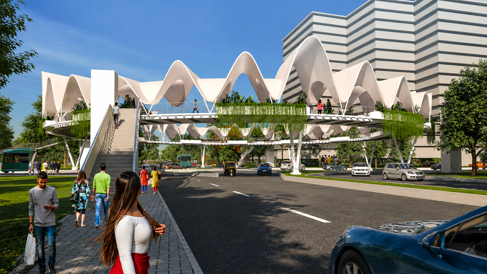 Roundabout Design — view 2